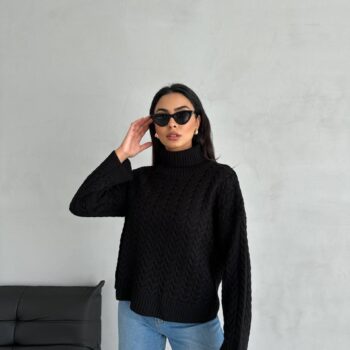 Πλεκτό πουλόβερ ζιβάγκο