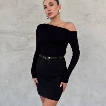 Μini φόρεμα με ζώνη