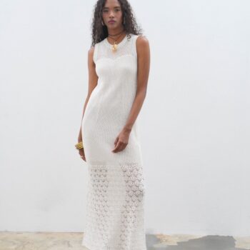 Πλεκτό φόρεμα see through