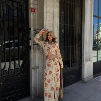 Καλοκαιρινό σετ με πουκάμισο και φούστα