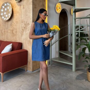 Καλοκαιρινό φόρεμα τζιν γυναικείο